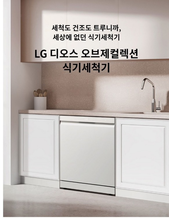 LG 디오스 식기세척기 14인용 프리스탠딩 DFE6BGHE 후기