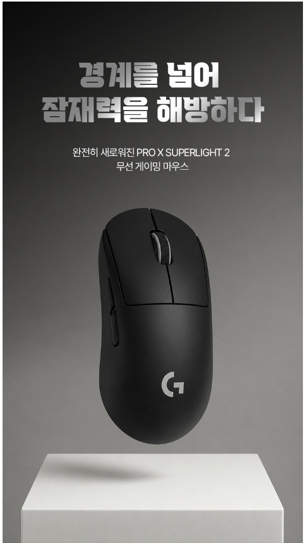 로지텍 PRO X SUPERLIGHT 2 게이밍 무선 마우스 MR0097 후기